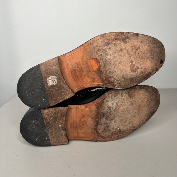 Givenchy Prue Black Leather Buckle Studded Booties Size 7.5 - Picture 7 of 13